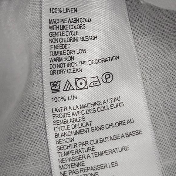 Tommy Bahama Linen Button Shirt XXL White Resort Coastal Lightweight Casual - Picture 5 of 7